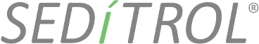 Logo of SEDiTROL in bold letters with grey font except for the letter "i" which is in green font and italic letter.
